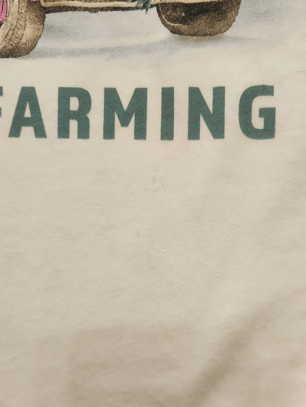 Christmas Chevy Farming Seasonal Girls Large T Shirt